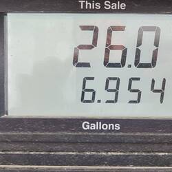 ⛽️ in Delta Junktion. Danach gabs keine mehr.