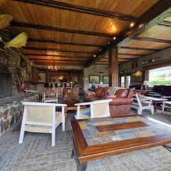 The lounge at the ranch