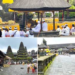 Beten und Segnung der Gläubigen - hier hatten wir keinen Zutritt