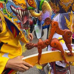 The procession to Wat Phon Chai.