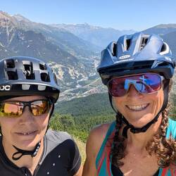 Bir Madonna di Cotolivier mit Blick uf Oulx