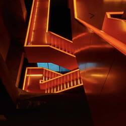 Treppe im Inneren des Museums