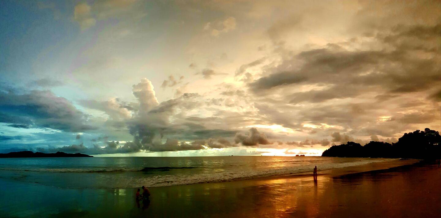 Beautiful sunset, Playa Flamingo.