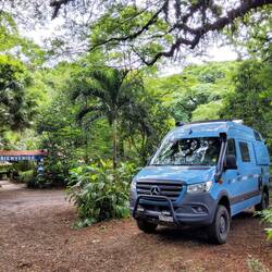 Camping Cañas Castillo. The last stop before crossing the border to Nicaragua.