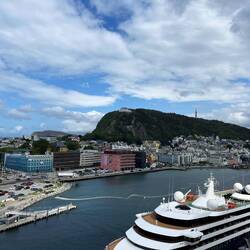 Ein letztes Mal aus dem Hafen ausfahren...