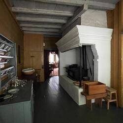die Küche im Embetmannens hus - das Beamtenhaus