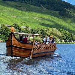 Stella Noviomagi, Nachbau des ausgegrabenen römischen Weinschiffes von Neumagen