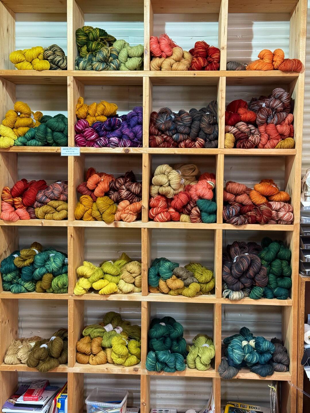 Naturally-dyed wool for sale