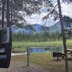 Mittagspäuschen am namenlosen See