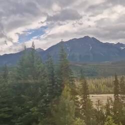 Scenery on the bus journey