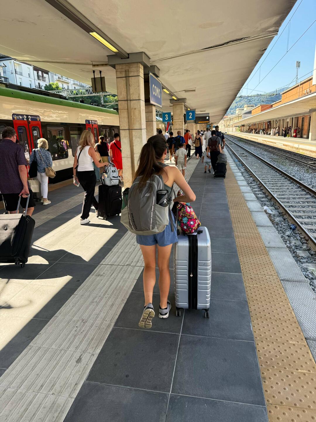 Arrived at Como station!