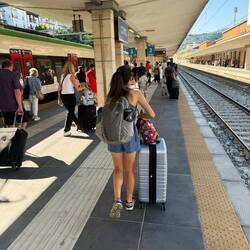 Arrived at Como station!