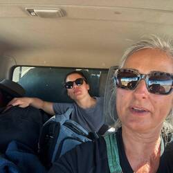 Zie has joined us on this trip.