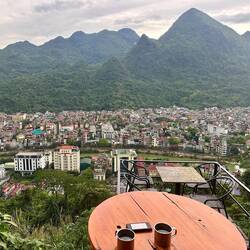 Blick vom Café Núi Cấm