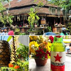 Wohlverdiente Pause mit lokalem Bier