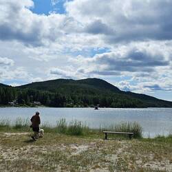 Strand im Camping