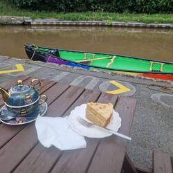 Coffee and walnut cake at Venetian Marina