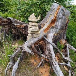 selbst gebautes "Steimannli"