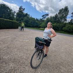 Emil og Gry cyklede fra Vejle. 31 km 💪🏼