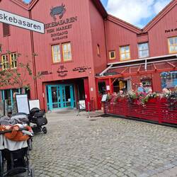 Der Fischmarkt mit kleinen kneipen