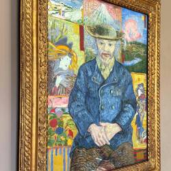 Vincent Van Gogh Painting in the Rodin Museum