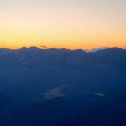 Silhuette "meiner" Kamm-Wanderung!