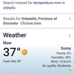 It certainly felt like 38 to me today