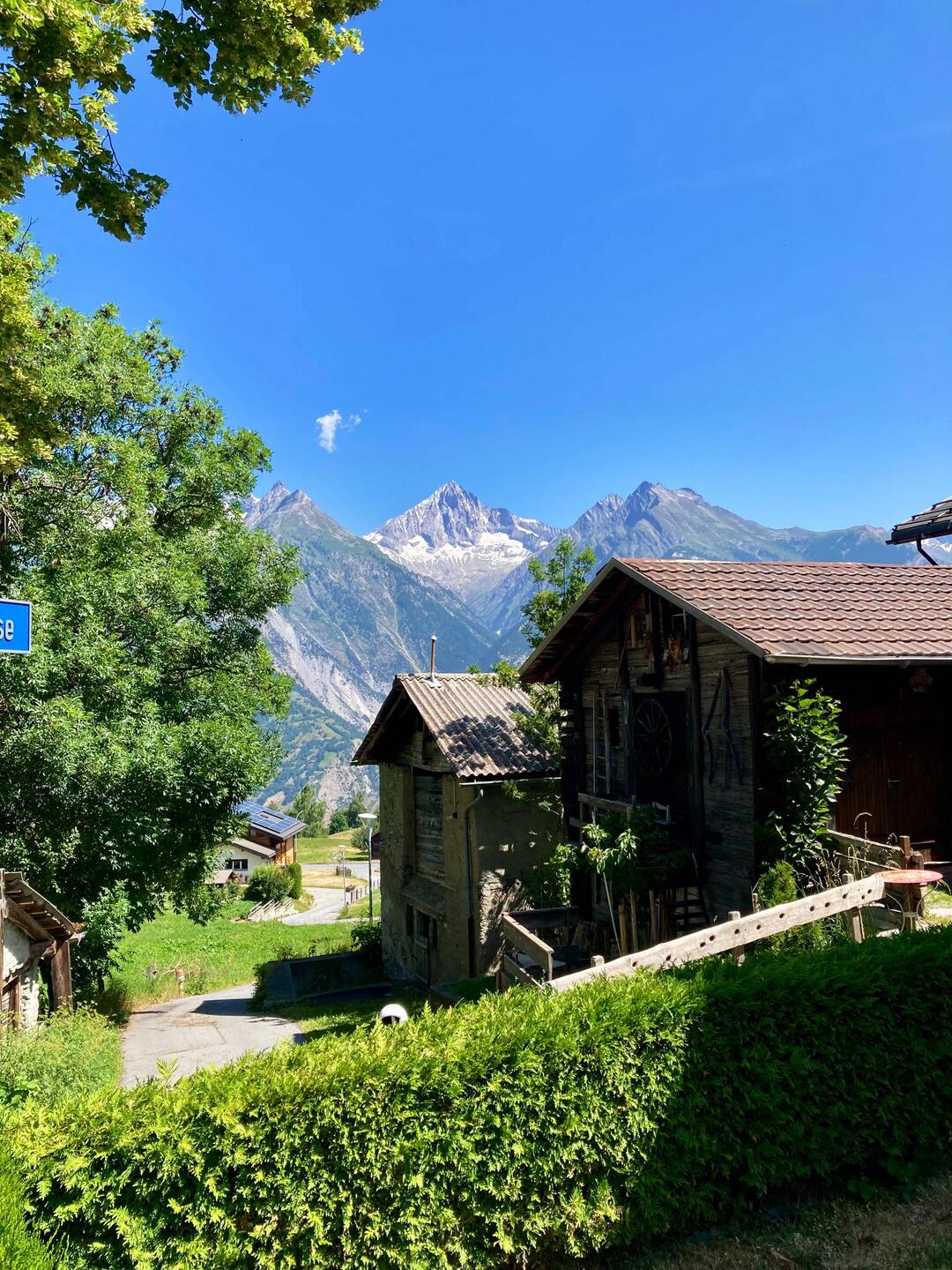 Blick zum Bietschhorn 3934m