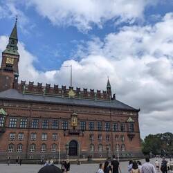 Rathaus von Kopenhagen. Zigmal abgebrannt, stand heute recht solide 👌🏼