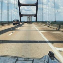 This bridge crosses The Mobile–Tensaw River Delta