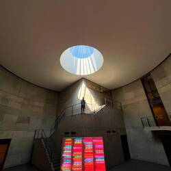 Tadao Ando's central cylinder