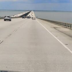 The longest bridge in Louisiana is the Lake Pontchartrain Causeway. 23.83 miles (38.35 km) long.