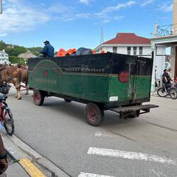 The rubbish truck on Mackinac Island