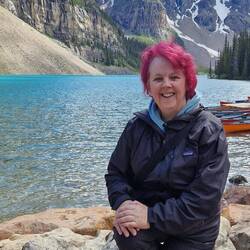 Lake moraine