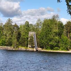 Wasserrutsche für Mutige