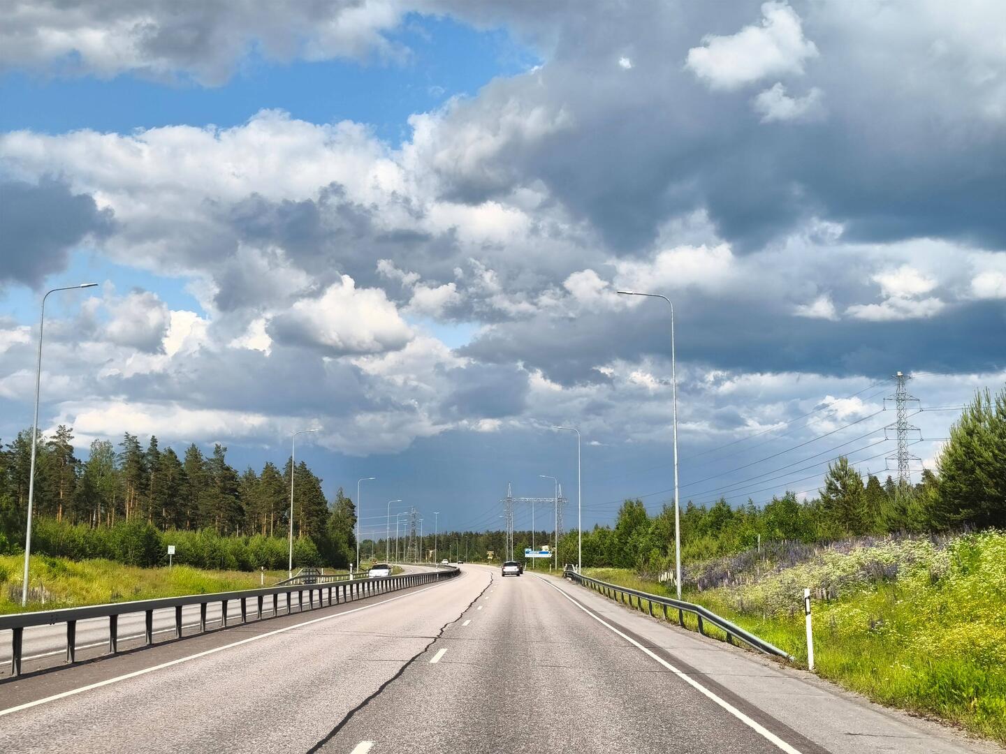 Wir steuern auf die nächste Regenwolke zu