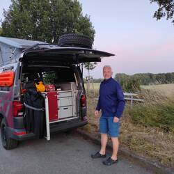 Schlafplatz mit Aussicht (Hörschwäche wäre allerdings von Vorteil)