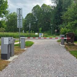 Schrankenanlage mit Kameraerfassung
