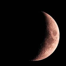 Endlich ein Bild mit meinen Roboscope - der zunehmende Mond