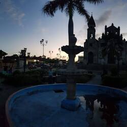 Small park near Iglesia de Guadalupe.