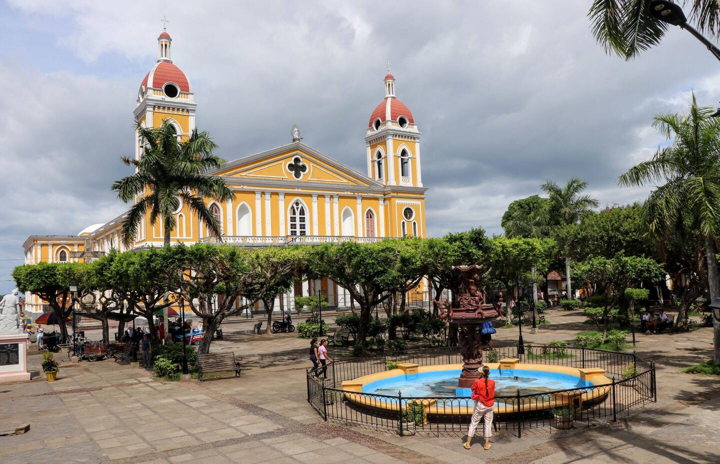 Central Park & Granada Cathedral, neoclassical style.