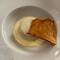 Lunch: some sort of flan made with broad beans in a pecorino romano fondue. O. M. G.