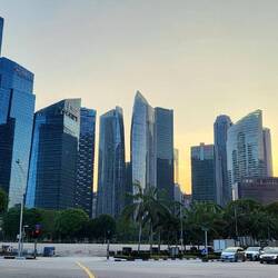 Die Skyline von Singapur - mega modern und einfach gigantisch.