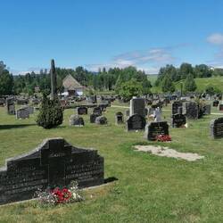 Das Alter der Norweger auf diesem Friedhof, beläuft sich auf c. 90 Jahre
