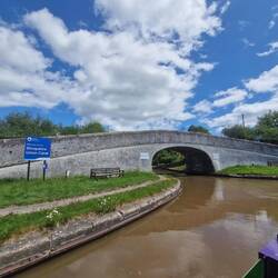 Leaving the Middlewich Branch for the Shropshire Union Canal