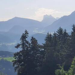 Aussicht vom Balkon