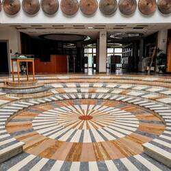 Interior of the Entrance Hall of the National Library