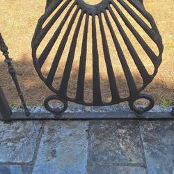 A fence decoration
