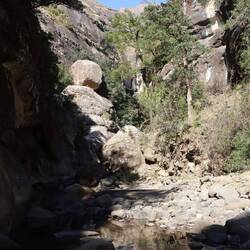 ...die der Fluss über Jahrtausende gegraben hat...