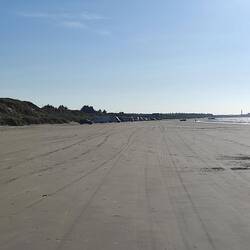 Parken auf dem Strand